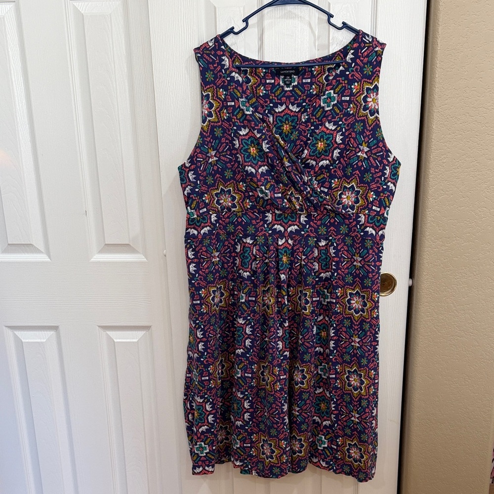 Lands' End Sleeveless Dress size 2X